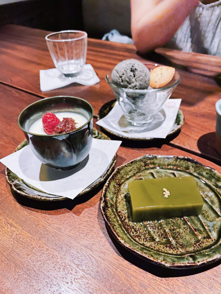 Zenkichi dessert trio