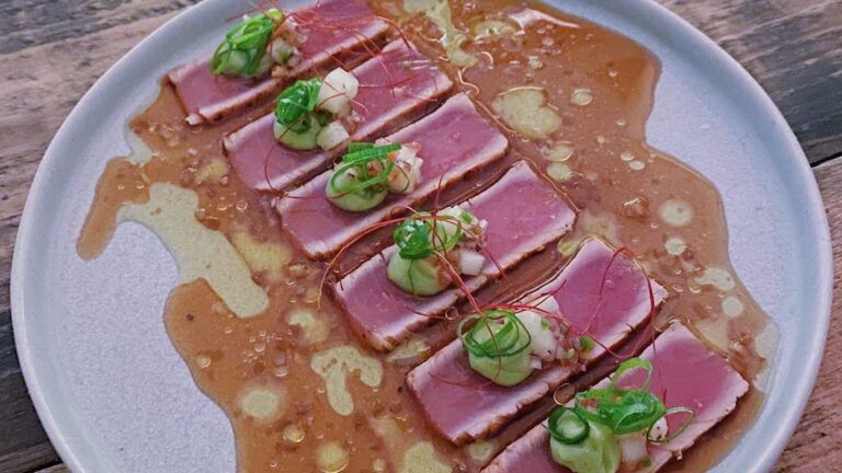 Lila Restaurant tuna tataki