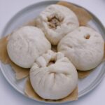 steamed chinese pork buns