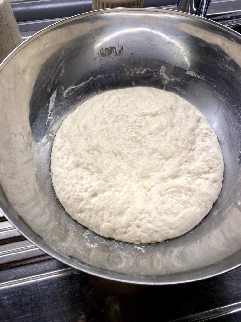 Chinese bun dough - risen